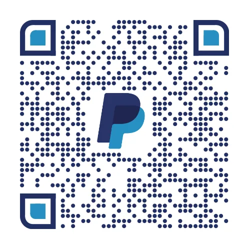 QR-Code für eine Spende an den Förderverein per PayPal.