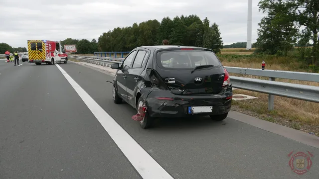 Foto zum Einsatz: Einsatzreicher Sonntag - Brand, BMA und VU / 31.08.2025