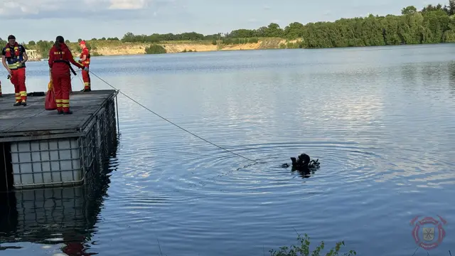 Foto zum Einsatz: Alarmübung Kalksandsteinsee / 08.05.2024