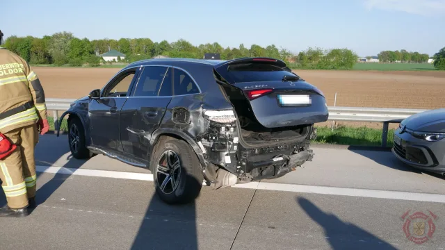 Foto zum Einsatz: Verkehrsunfall A1 / 27.04.2025