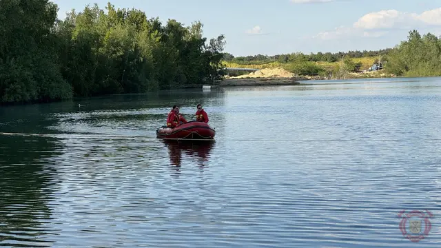 Foto zum Einsatz: Alarmübung Kalksandsteinsee / 08.05.2024
