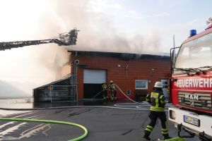 Brand Maschinenhalle / 16.08.2023