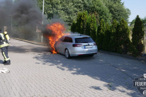 PKW-Brand / 13.08.2020