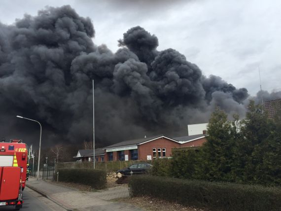 Großbrand in Lohne – Wiesenhof / 28.03.16