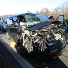 schwerer Verkehrsunfall A1 / 15.11.2018