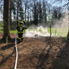 Brand einer Freifläche / 18.04.19