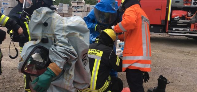Einsatzübung Gefahrgut / 07.05.2019