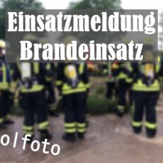 Brand im Heizungsraum / 03.04.2023