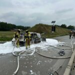 PKW-Brand A1 / 04.06.2024