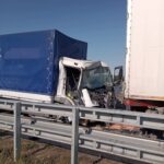 Verkehrsunfall & Böschungsbrand – A1 / 25.06.2024