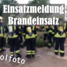 Schwelbrand / 22.05.2025
