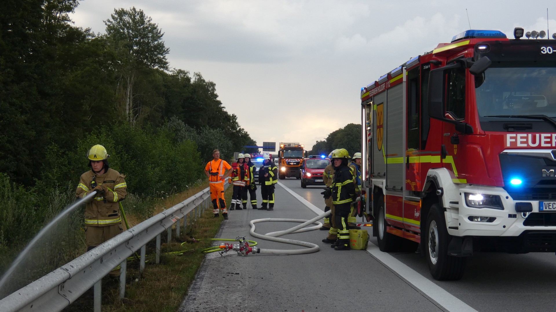 Böschungsbrand A1 / 13.07.2026
